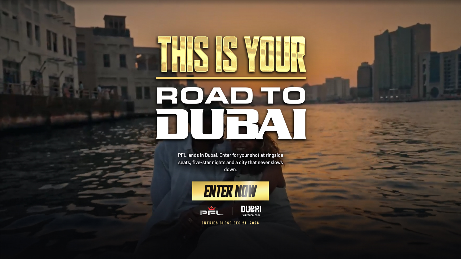 PFL Road to Dubai Sweepstakes | Professional Fighters League